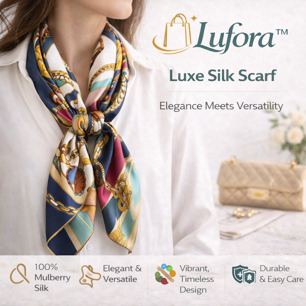 Lufora™ Luxe Silk Scarf