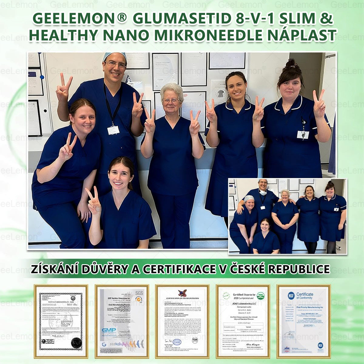 ✅️GeeLemon® 10v1 Nano Mikr jehličková Hubnoucí Náplast 🌿 Berberin + Moringa + NAD+ formule pro přirozenou podporu metabolismu a kontrolu tělesné hmotnosti | Jednoduché použití pouze 1× denně