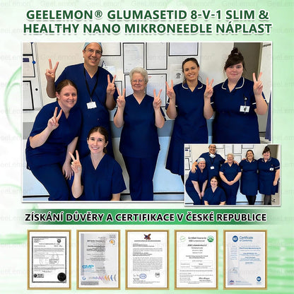 ✅️GeeLemon® 10v1 Nano Mikr jehličková Hubnoucí Náplast 🌿 Berberin + Moringa + NAD+ formule pro přirozenou podporu metabolismu a kontrolu tělesné hmotnosti | Jednoduché použití pouze 1× denně
