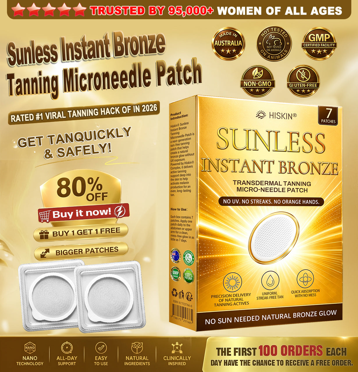 Congratulations! You have unlocked an exclusive Hiskin® offer! As a thank you for your order, we're offering an additional 30% off today! Click below to grab this special offer, offer expires!