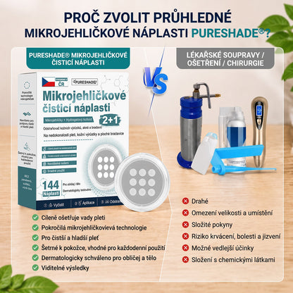 PURESHADE® Maximálně silné náplasti na odstranění bradavic 💧 Cílená péče pro běžné bradavice, plantární bradavice a kožní výrůstky | Jednoduché domácí použití